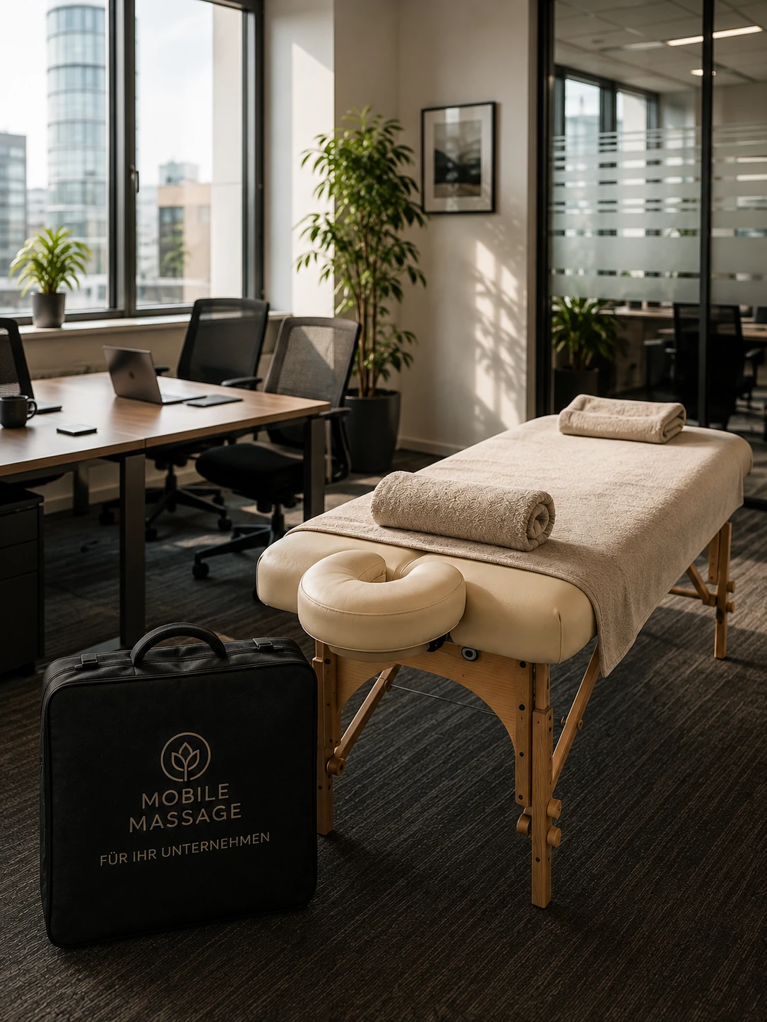 Firmenmassage bei Body & Soul Crailsheim